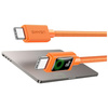 Kabel USAMS SJ773 PD 60W USB-C/USB-C 1.2m pomarańczowy