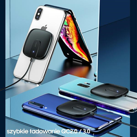 USAMS ŁADOWARKA INDUKCYJNA 15W DO IPHONE 12 SERIES MAGNETICW1 EXTRA-THIN