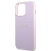 Guess GUHCP13LPSASBPU iPhone 13 Pro / 13 6,1" fioletowy/purple Saffiano Hot Stamp & Metal Logo