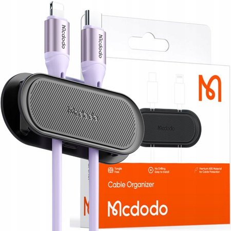 MCDODO ORGANIZER NA KABLE DO KABLI POD NA BIURKO UCHWYT KLEJ SAMOPRZYLEPNY