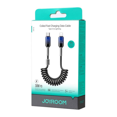 JOYROOM KABEL USB-C DO LIGHTNING 30W 1.5M DO IPHONE 11 12 13 14 Z ŁADOWARKĄ