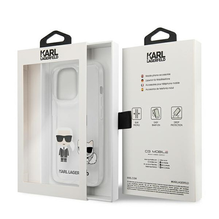 KARL LAGERFELD ETUI HARDCASE TRANSPARENT DO IPHONE 13 PRO MAX 6,7 KARL &