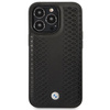 BMW BMHCP14L22RFGK iPhone 14 Pro 6.1" czarny/black Leather Diamond Pattern