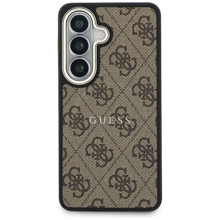 Etui Guess 4G Embossed Ring MagSafe do   Samsung Galaxy S26 Plus brązowy