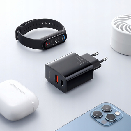 MCDODO SZYBKA ŁADOWARKA SIECIOWA DO TELEFONU ZASILACZ 2X USB USB-C PD 33W