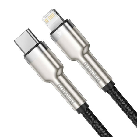 BASEUS KABEL USB-C DO DO LIGHTNING 20W DO IPHONE 12 13 14 0,25M SZYBKI