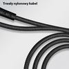 USAMS KABEL PLECIONY DO LIGHTNING 1,2M DO IPHONE 5 6 7 8 X Z FUNKCJĄ
