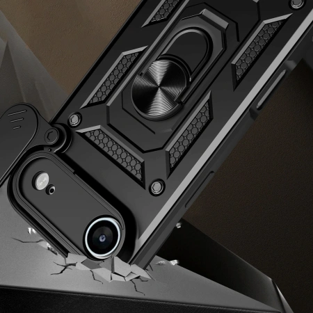 HURTEL ETUI HYBRID ARMOR CAMSHIELD DO IPHONE 17 AIR PANCERNE Z FUNKCJĄ
