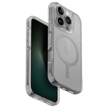 UNIQ ETUI COMBAT DO IPHONE 16 PRO MAGCLICK CHARGING SZARY OCHRONA ZATRZASK