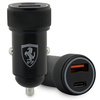 FERRARI ŁADOWARKA SAMOCHODOWA USB-C DO IPHONE 12 13 14 15 SZYBKIE ŁADOWANIE