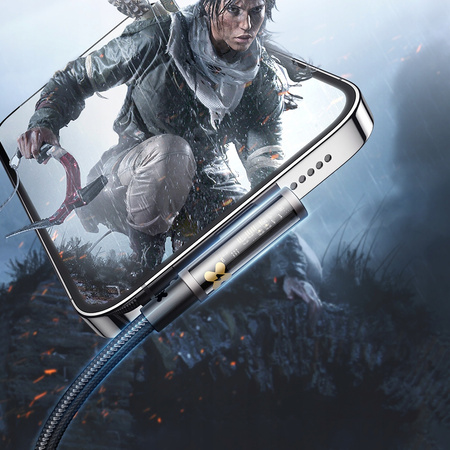 MCDODO KABEL KĄTOWY USB-C LIGHTNING SZYBKIEGO ŁADOWANIA 36W DO IPHONE 14 1M