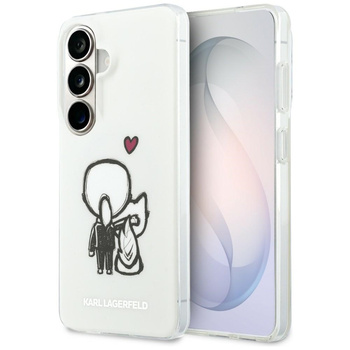 Etui Karl Lagerfeld IML Karl&Choupette   MagSafe do Samsung Galaxy S26 przezroczysty