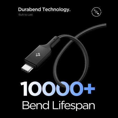 SPIGEN EB24015CC ESSENTIAL TYPE-C CABLE 240W 150CM BLACK