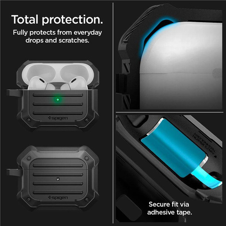 SPIGEN TOUGH ARMOR MAG MAGSAFE APPLE AIRPODS PRO 1 / 2 BLACK