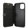 Etui BMW BMFLBKP12SMCARBK iPhone 12 mini 5,4" czarny/black book M Collection PU Carbon Stripe