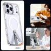Etui Hybrid Armor X na Samsung Galaxy S25 FE z podstawką kompatybilne z MagSafe - przezroczyste