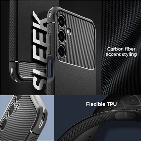 Etui Spigen Rugged Armor na Samsung Galaxy A25 5G - czarny mat