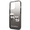 Karl Lagerfeld KLHCP13LTGKCK iPhone 13 Pro / 13 6,1" hardcase czarny/black Gradient Ikonik Karl & Choupette