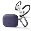 UNIQ etui Nexo AirPods Pro 2 gen + Ear Hooks Silicone purpurowy/fig purple