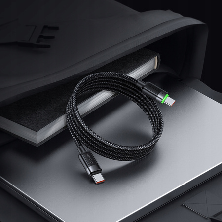 MCDODO KABEL USB-C SZYBKIE ŁADOWANIE DO SAMSUNG APPLE USB TYP C 60W 1M LED