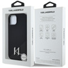 KARL LAGERFELD ETUI SILICONE SHADOW DO IPHONE 15 Z METALOWYM LOGO I OCHRONĄ