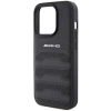 Etui AMG Leather Debossed Lines do iPhone 15 Pro Max - czarne