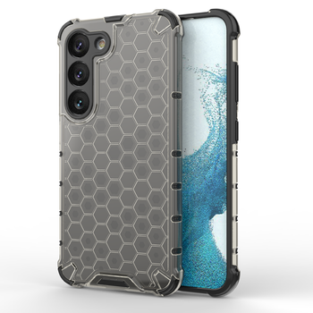 Honeycomb etui do Samsung Galaxy S23 pancerny hybrydowy pokrowiec czarne