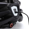 Kask rowerowy MTB Wozinsky z odpinanym daszkiem i tylną lampką USB 57-62 cm - czarno-biały