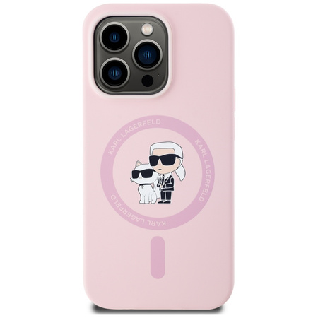 KARL LAGERFELD ETUI SILIKONOWE DO MAGSAFE DO IPHONE 14 PRO MAX Z OCHRONĄ