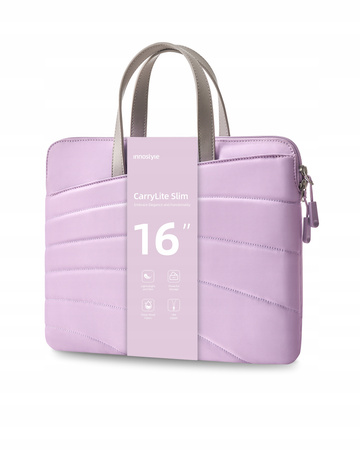 INNOSTYLE DAMSKA TORBA NA LAPTOPA 15 6 16 WODOODPORNA CARRYLITE FIOLETOWA