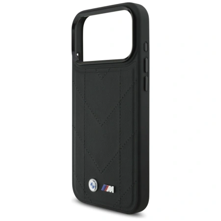 BMW ETUI M QUILTED LOGO DO IPHONE 17 PRO MAX MAGSAFE LUKSUSOWA OCHRONA