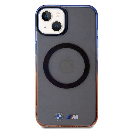 BMW HARDCASE DO MAGSAFE BUMPER DO IPHONE 15 PLUS 14 PLUS 6.7 SZARY GRADIENT