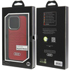 AUDI SYNTHETIC LEATHER CASE DO IPHONE 15 PRO 6.1 DO MAGSAFE OCHRONA