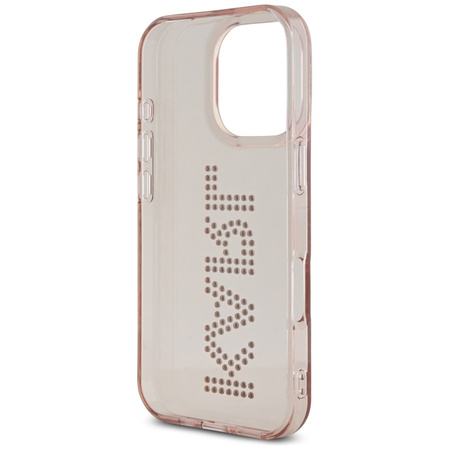 KARL LAGERFELD ETUI RHINESTONES LOGO DO IPHONE 16 PRO MAX WYSOKIEJ