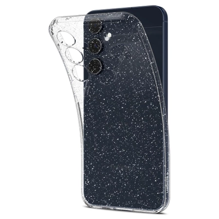 Etui Spigen Liquid Crystal na Samsung Galaxy A55 5G - przezroczysto-brokatowe