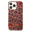 Guess GUHCP13LHSLEOR iPhone 13 Pro / 13 6,1" czerwony/red hardcase Leopard