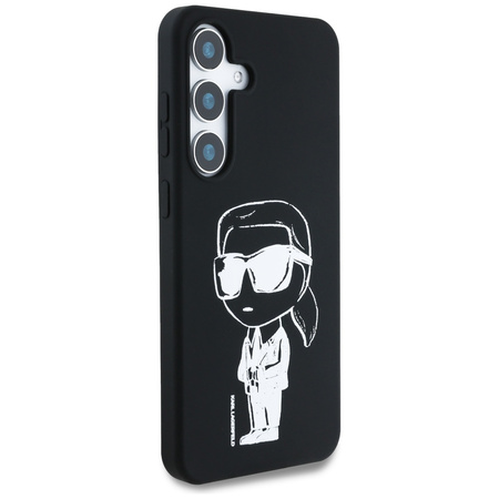KARL LAGERFELD ETUI SILICONE GRAFFITI IKONIK PRINTED LOGO DO MAGSAFE