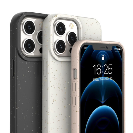 Eco Case etui iPhone 14 Pro Max silikonowy degradowalny pokrowiec różowe