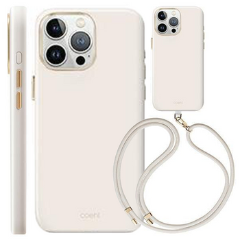 UNIQ etui Coehl Creme iPhone 15 Pro 6.1" Magnetic Charging kość słoniowa/ivory