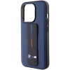 Etui BMW M Grip Stand Bicolor na iPhone 15 Pro - granatowe