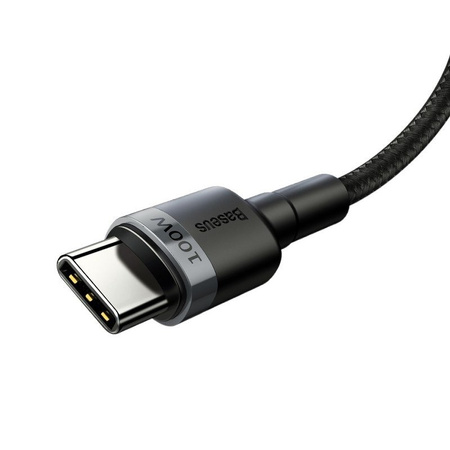 BASEUS KABEL USB-C DO USB-C 100W QC 3.0 PD 2.0 DO TELEFONU LAPTOPA 2M