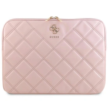 Guess Sleeve GUCS14ZPSQSSGP 14różowy/pink Quilted 4G