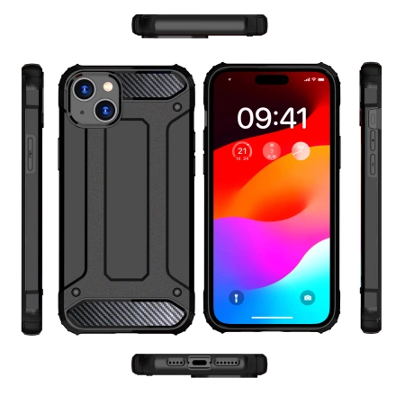 HURTEL PANCERNE ETUI DO IPHONE 15 PLUS HYBRID ARMOR ZAAWANSOWANE WZMOCNIONE