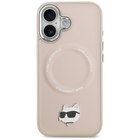 Etui Karl Lagerfeld Choupette Pin        MagSafe do iPhone 17 różowy