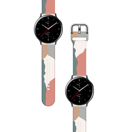 Strap Moro opaska do Samsung Galaxy Watch 42mm silikonowy pasek bransoletka do zegarka wzór 15