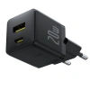 BASEUS ŁADOWARKA SIECIOWA 20W USB-C USB-A DO TELEFONÓW I URZĄDZEŃ SZYBKIE
