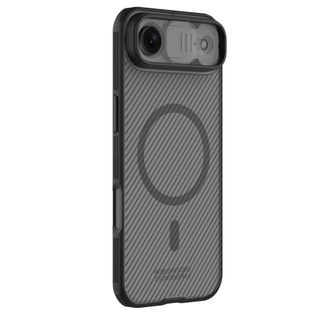 Etui Nillkin CamShield Pro kompatybilne z MagSafe na iPhone 17 Air - przezroczyste czarne