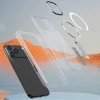 Etui Hybrid Armor X na Samsung Galaxy S25 FE z podstawką kompatybilne z MagSafe - przezroczyste