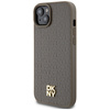 DKNY ETUI HARDCASE DO IPHONE 15 PLUS 14 PLUS 6.7 LEATHER PATTERN DO MAGSAFE