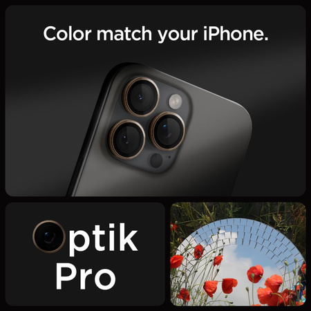 SPIGEN OSŁONA APARATU OPTIK PRO GLAS.TR EZ FIT DO IPHONE 16 PRO PRO MAX